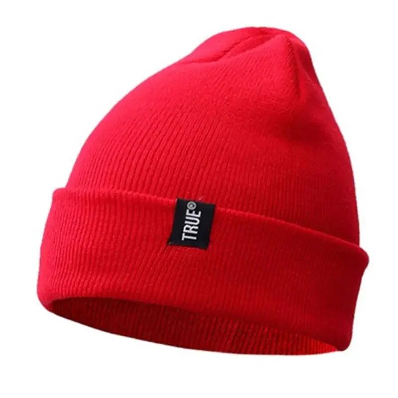 True Colors Casual Beanies for Men and Women – Fashion Knitted Winter Hat, Solid Hip-hop Skullies, Unisex Cap. - sport flow