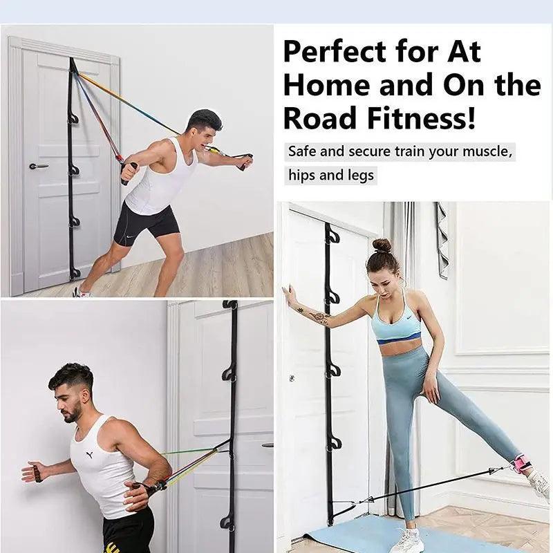 Upgrade Door Anchor Strap for Resistance Bands Exercises Anchor Gym Attachment for Home Fitness Portable Door Band Resistance - sport flow