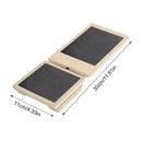 Single Leg Balance Board Wooden Foot Strengthener Anti Slip Wobble Board For Sprained Ankle Stability Exercises Posture - sport flow