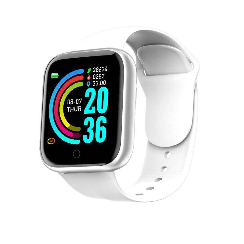 Multifunctional Smart Watch Men Women Bluetooth Connected Phone Music Fitness Sports Bracelet Sleep Monitor Y68 Smartwatch D20 - sport flow