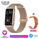 For Android IOS Smart Bracelet Women Smartwatch Men Heart Rate Blood Oxygen Waterproof Sport Smart Band Watch For Ladies +Gift - sport flow