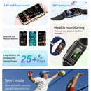 For Android IOS Smart Bracelet Women Smartwatch Men Heart Rate Blood Oxygen Waterproof Sport Smart Band Watch For Ladies +Gift - sport flow