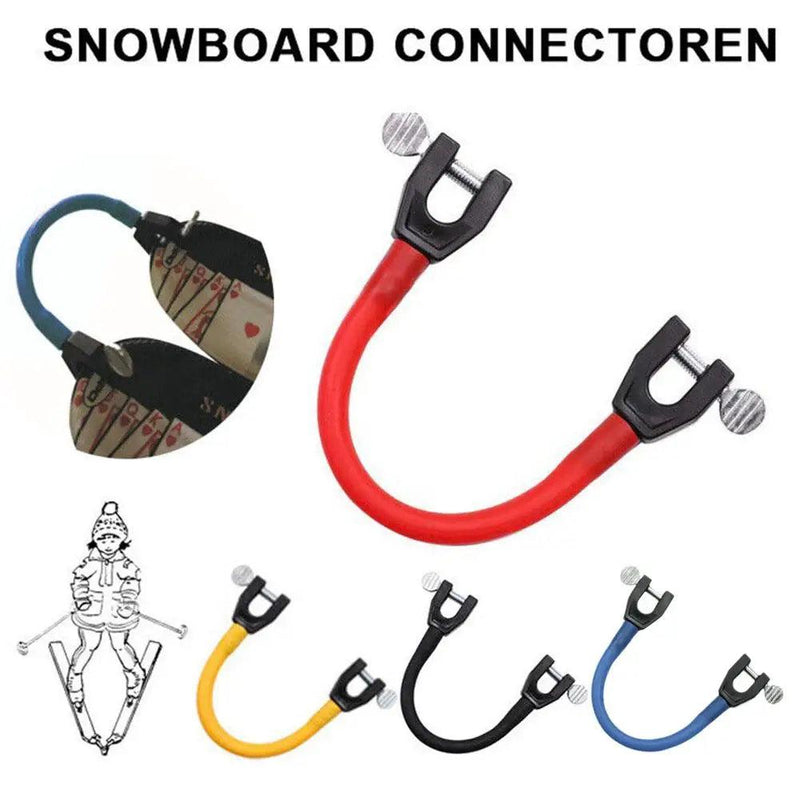 Ski Tip Connector For Beginners Ski Wedge Aid Connector For Children Adults Outdoor Training Exercise Sport Snowboarding Accesso - sport flow