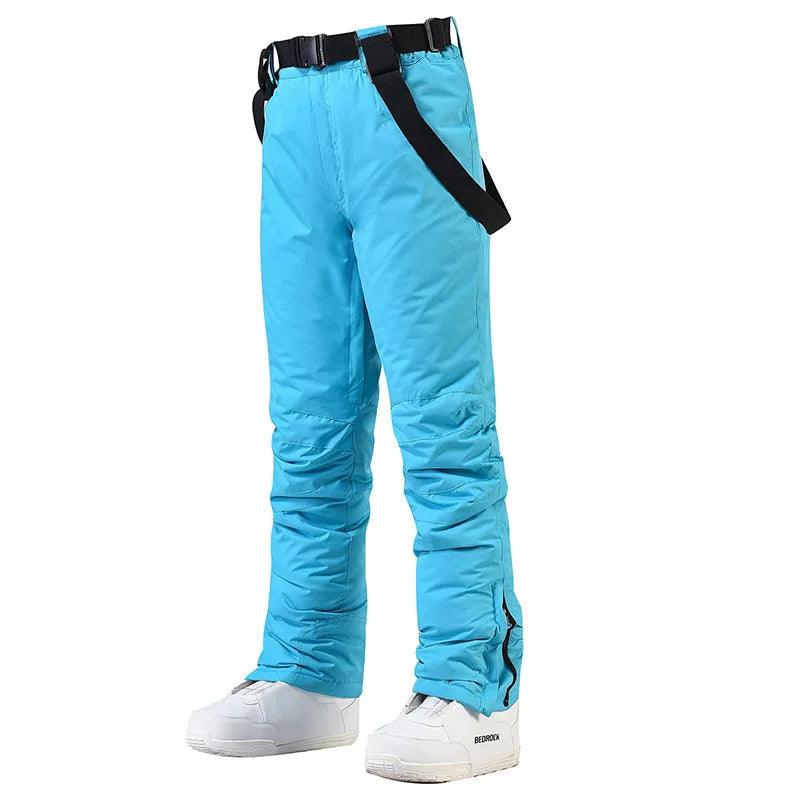 New Men and Women Winter Outdoor Ski Pants Windproof Waterproof Warm Breathable Snowboarding Pants Snow Sports Bibs Pants - sport flow