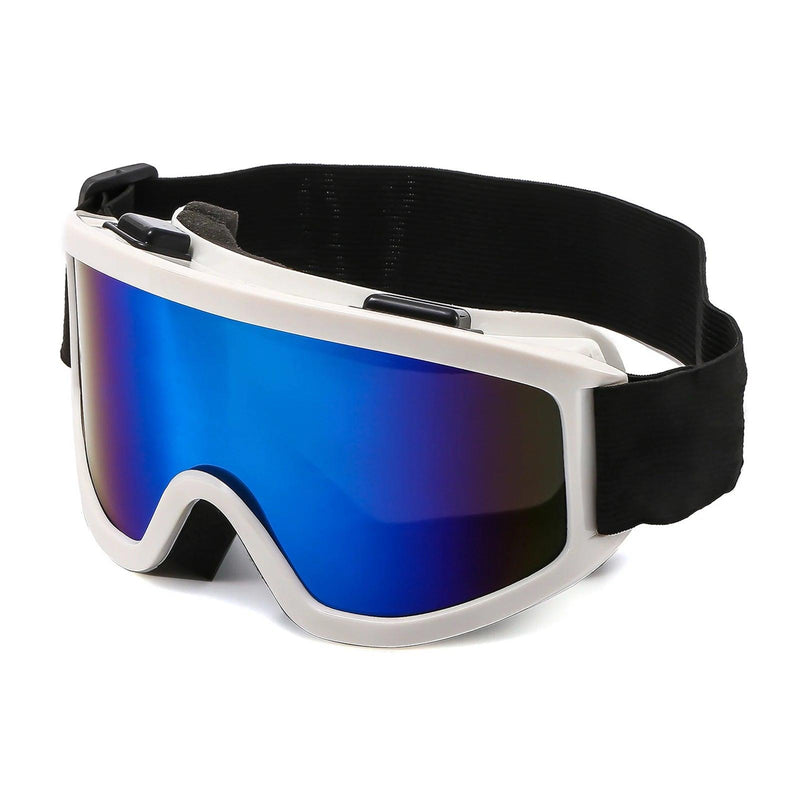 Large Frame Ski Goggles with Colorful Lens Anti-Collision Anti-Glare Lens Outdoor Sport Snow Snowboard for Snowboarding Skiing - sport flow