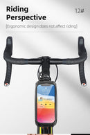 WEST BIKING Bicycle Bag 7.0 Inch Phone Bag Waterproof Front Frame Cycling Bag Sensitive Touch Screen MTB Road Bike Bag - sport flow