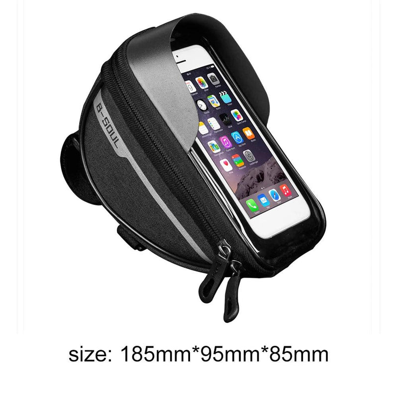 Bicycle Bag Waterproof Touch Screen Cycling Bag Top Frame Tube Bag MTB Road Bike Bag Phone Case Bike Accessories - sport flow