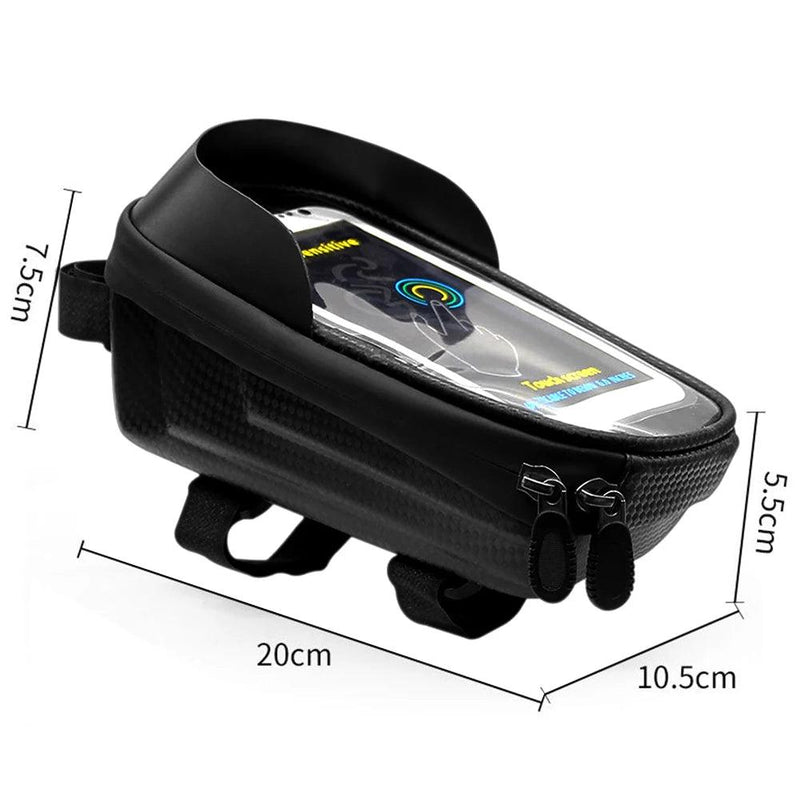 Bicycle Bag Waterproof Touch Screen Cycling Bag Top Frame Tube Bag MTB Road Bike Bag Phone Case Bike Accessories - sport flow