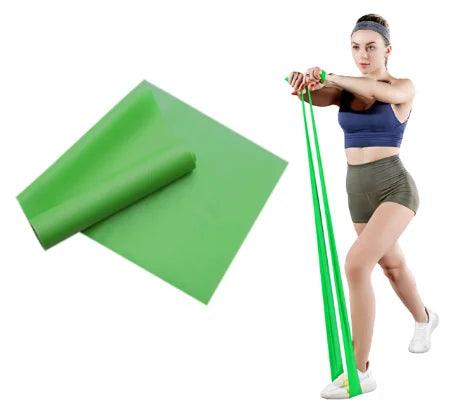 Yoga Pilates Resistance Band Long Training Stretch Bands for Physical Therapy Lower Body home Strength Elastic Exercise Bands - sport flow