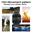 2024 Smart Watch 2 in 1 With Earphone Smartwatch Bluetooth Call Men Watch GPS Track Heart Rate Monitor Play Music SmartWatch - sport flow