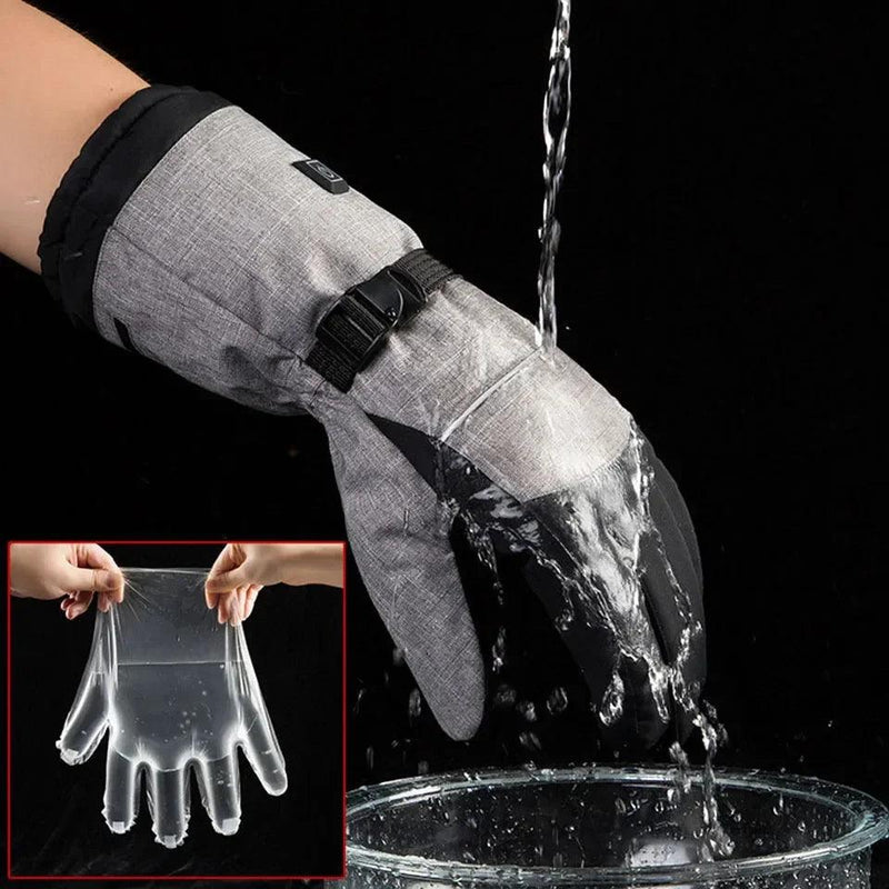 3M Cotton USB Heating Gloves Winter Hand Warmer Electric Thermal Gloves Waterproof Heated for Cycling Fishing Ski Outdoor Glove - sport flow