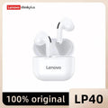 Original Lenovo lp40 Bluetooth Earphone 5.0 Immersive Sound HIFI TWS With Microphone Touch Control For Long Standby Time Motion - sport flow