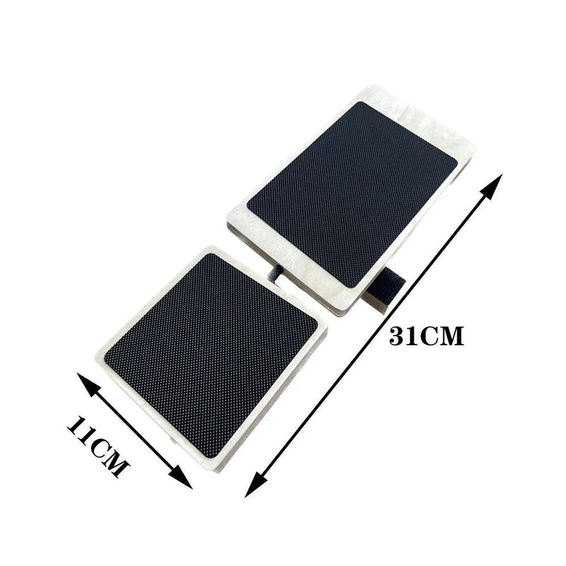 Single Leg Balance Board Wooden Foot Strengthener Anti Slip Wobble Board For Sprained Ankle Stability Exercises Posture - sport flow