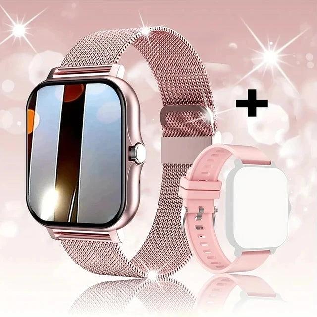2025 New Smart Watches for Men Women Newest 2024 Sport SmartWatch DIY Watch Faces Bluetooth Call Phone Smart Band PK H13 H5 P73 - sport flow