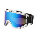 Large Frame Ski Goggles with Colorful Lens Anti-Collision Anti-Glare Lens Outdoor Sport Snow Snowboard for Snowboarding Skiing - sport flow