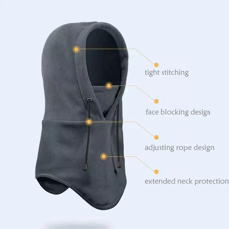 Fashion Polar Fleece Women Men Balaclava Winter Hat Beanies Warmer Windproof Full Face Ski Mask Caps Men Bonnets Scarves - sport flow