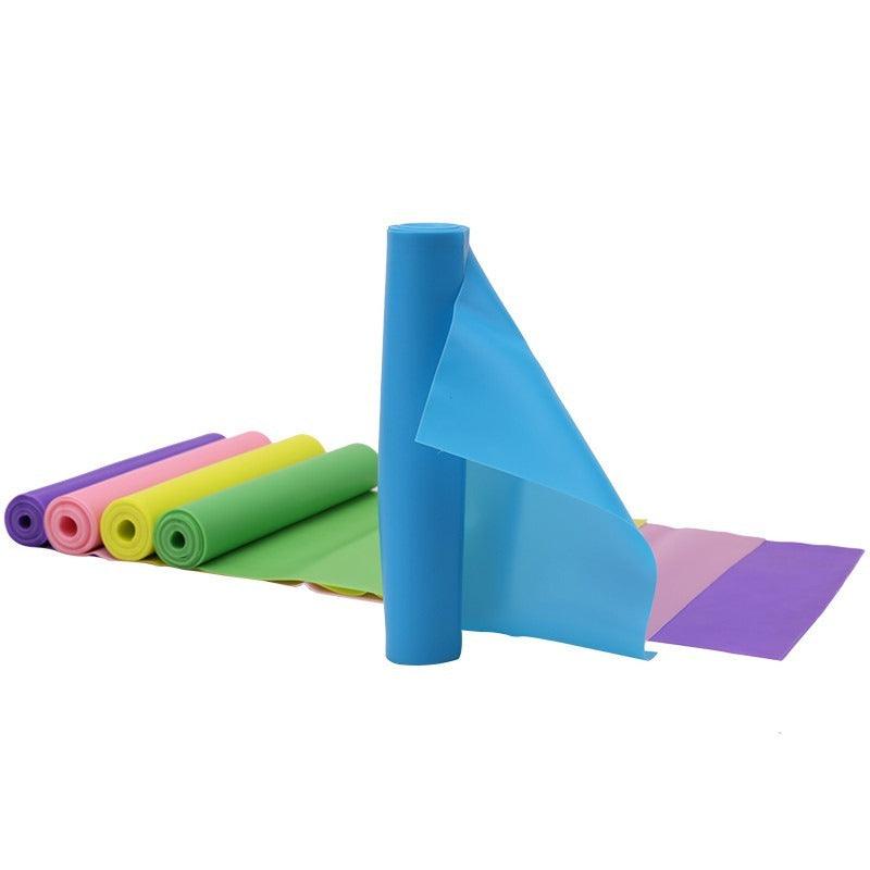 Yoga Pilates Resistance Band Long Training Stretch Bands for Physical Therapy Lower Body home Strength Elastic Exercise Bands - sport flow