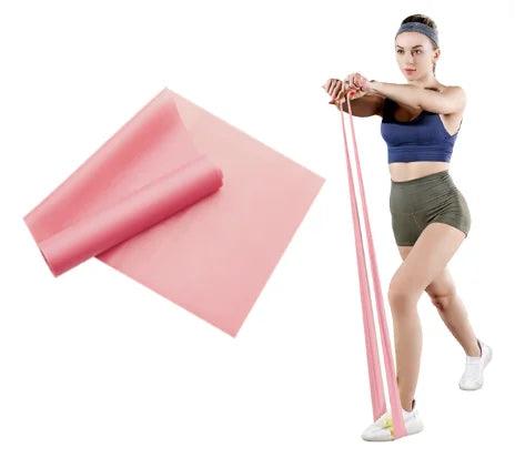 Yoga Pilates Resistance Band Long Training Stretch Bands for Physical Therapy Lower Body home Strength Elastic Exercise Bands - sport flow