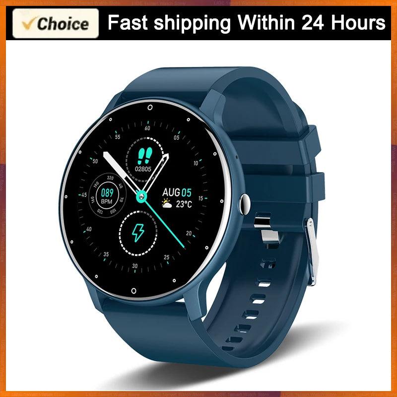 LIGE 2025 Smart Watch Women Men Lady Gift Sport Fitness Watches Heart Rate Monitor Waterproof Smartwatch For Xiaomi Android IOS - sport flow