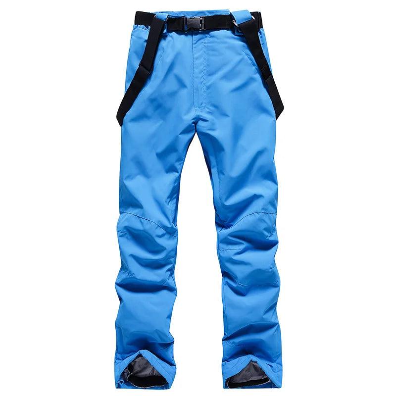New Men and Women Winter Outdoor Ski Pants Windproof Waterproof Warm Breathable Snowboarding Pants Snow Sports Bibs Pants - sport flow