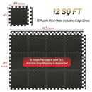 4~20Pcs Puzzle Fitness Mat, Eva Interlocking Foam Floor Tiles for Home Gym, Home Gym Equipment Mat, Non-Slip Floor Mat for Kids - sport flow