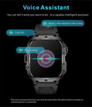 2025 New For Xiaomi Military Smart Watch Men IP68 5ATM Outdoor Sports Fitness Tracker Health Monitor 1.96" BT Call Smartwatch - sport flow