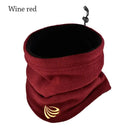 Fashion Winter Camping Warm Fleece Neck Gaiter Ski Tube Scarf Snowboard Face For Men & Women Outdoor Cycling Cold-proof Collar - sport flow