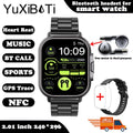 2024 Smart Watch 2 in 1 With Earphone Smartwatch Bluetooth Call Men Watch GPS Track Heart Rate Monitor Play Music SmartWatch - sport flow