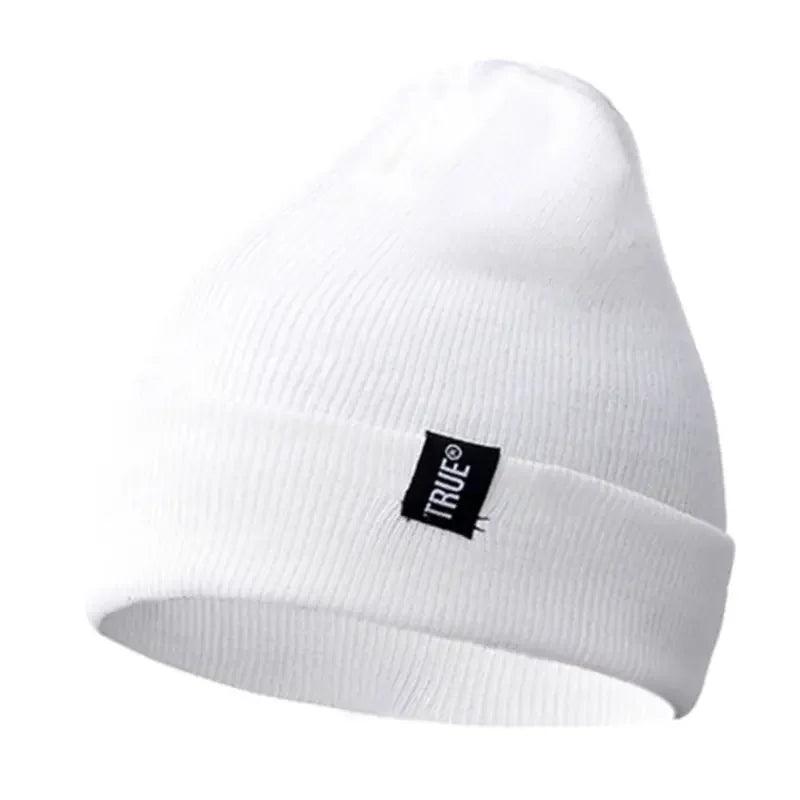 True Colors Casual Beanies for Men and Women – Fashion Knitted Winter Hat, Solid Hip-hop Skullies, Unisex Cap. - sport flow