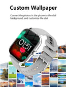 2025 New Smart Watches for Men Women Newest 2024 Sport SmartWatch DIY Watch Faces Bluetooth Call Phone Smart Band PK H13 H5 P73 - sport flow