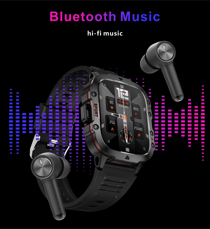 2025 New For Xiaomi Military Smart Watch Men IP68 5ATM Outdoor Sports Fitness Tracker Health Monitor 1.96" BT Call Smartwatch - sport flow