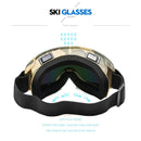Large Frame Ski Goggles with Colorful Lens Anti-Collision Anti-Glare Lens Outdoor Sport Snow Snowboard for Snowboarding Skiing - sport flow