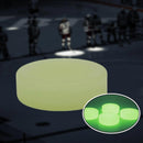 Hockey Puck Glow in Dark Suitable for Floor Indoor Outdoor Game Diameter 7.2cm Game Supplies for Kids Adults Youth Floor Puck - sport flow
