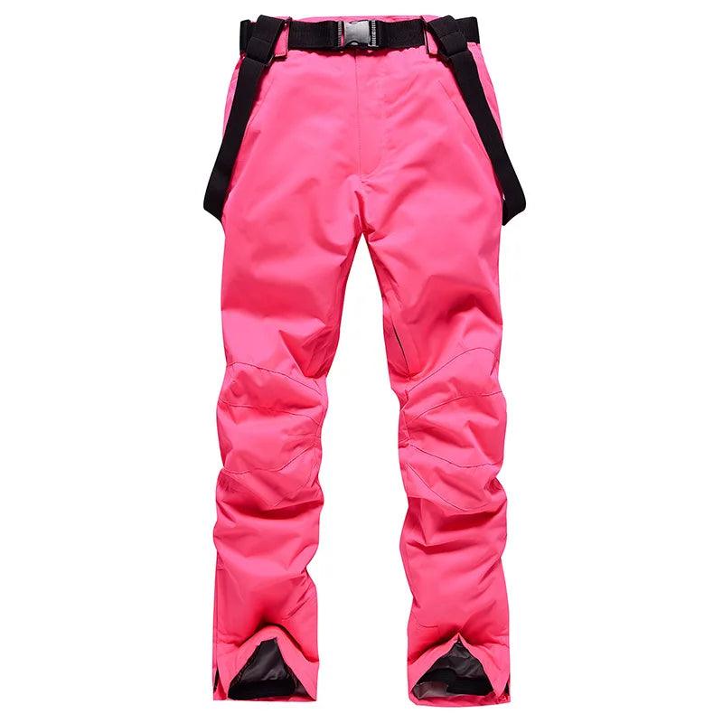 New Men and Women Winter Outdoor Ski Pants Windproof Waterproof Warm Breathable Snowboarding Pants Snow Sports Bibs Pants - sport flow