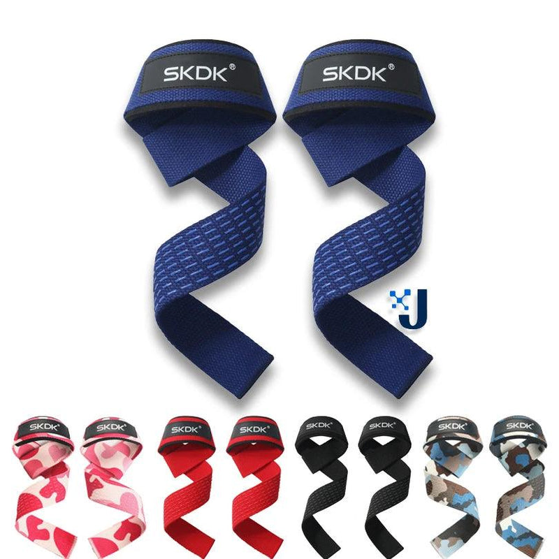 Weightlifting Straps 1 Pair Lifting Wrist Anti-Slip Silicone Strength Training Strap Deadlifts Crossfit Hand Grips Wrist Support - sport flow