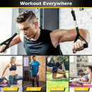 11pcs TPE Resistance Band Set Fitness Band Pull Rope Elastic Training Band With Door Anchor Handles Carry Bag Legs Ankle Straps - sport flow