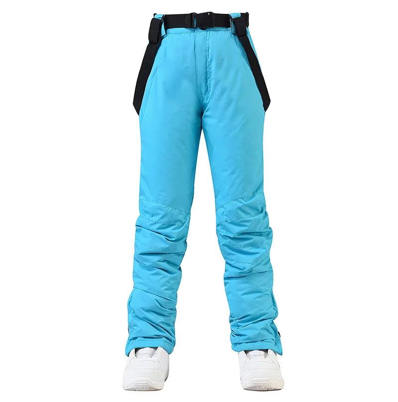 New Men and Women Winter Outdoor Ski Pants Windproof Waterproof Warm Breathable Snowboarding Pants Snow Sports Bibs Pants - sport flow
