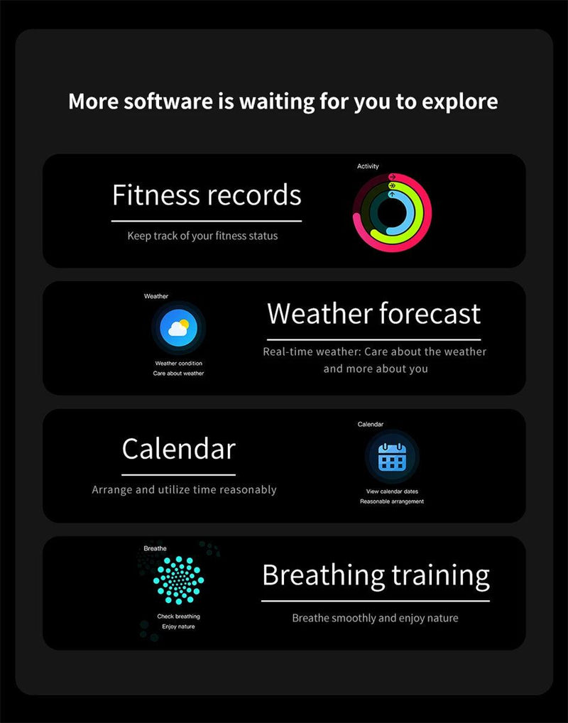 2024 Smart Watch 2 in 1 With Earphone Smartwatch Bluetooth Call Men Watch GPS Track Heart Rate Monitor Play Music SmartWatch - sport flow