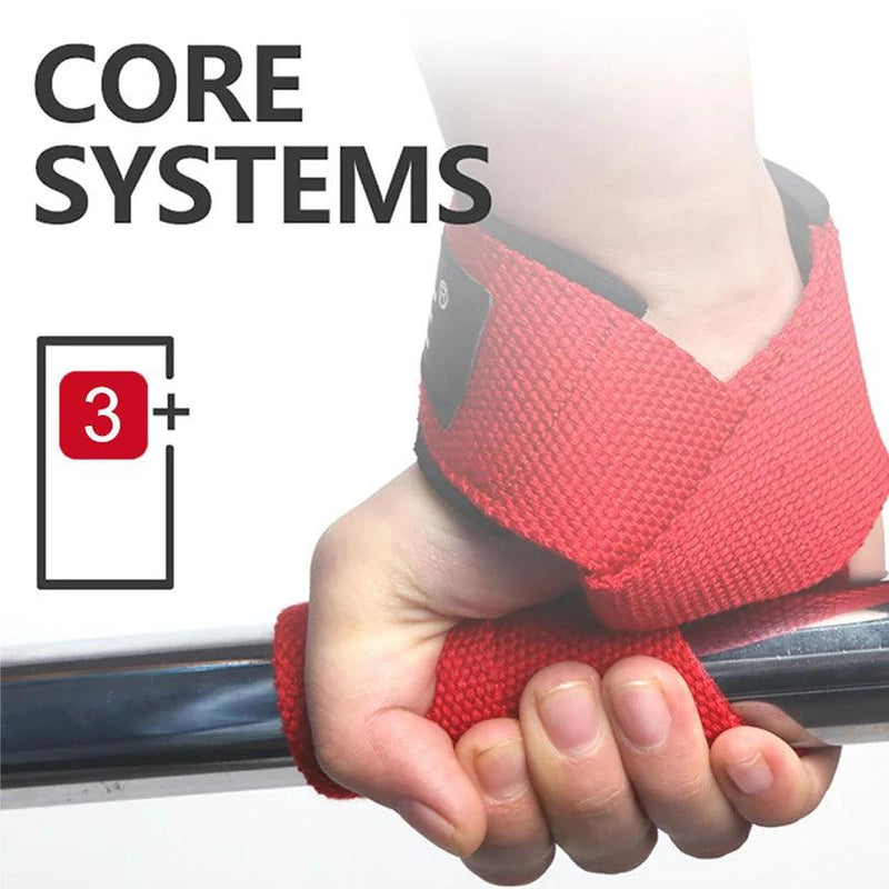 Weightlifting Straps 1 Pair Lifting Wrist Anti-Slip Silicone Strength Training Strap Deadlifts Crossfit Hand Grips Wrist Support - sport flow