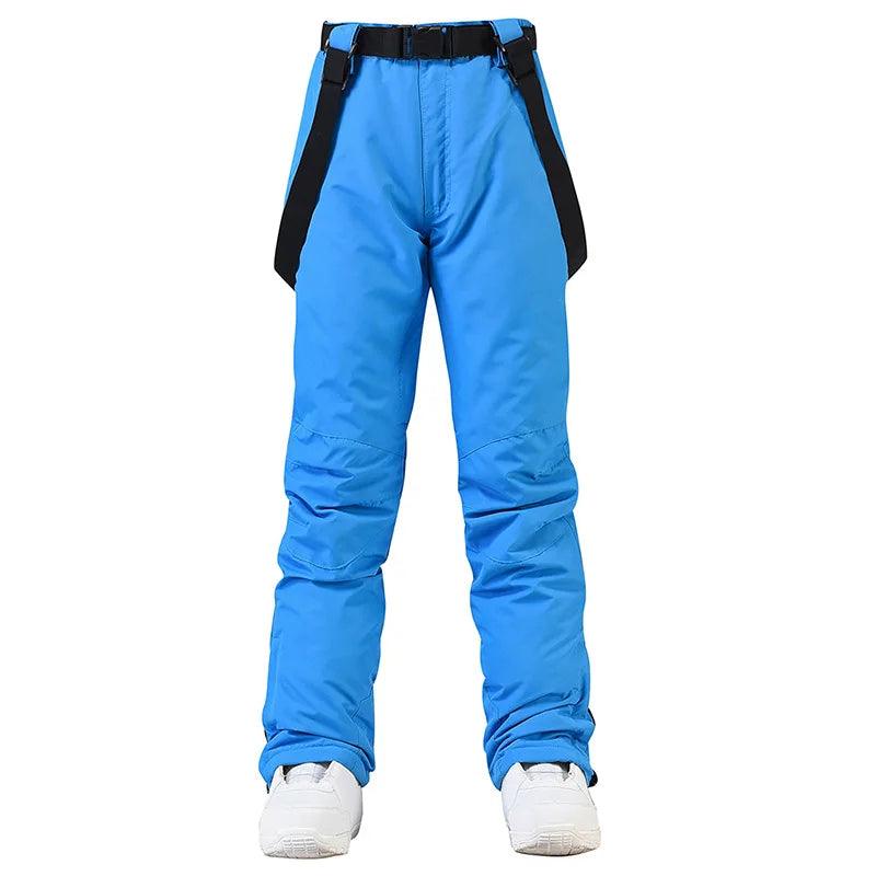 New Men and Women Winter Outdoor Ski Pants Windproof Waterproof Warm Breathable Snowboarding Pants Snow Sports Bibs Pants - sport flow