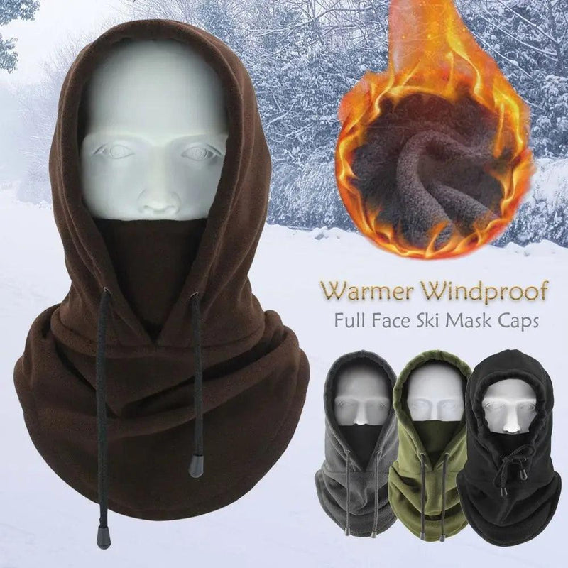 Fashion Polar Fleece Women Men Balaclava Winter Hat Beanies Warmer Windproof Full Face Ski Mask Caps Men Bonnets Scarves - sport flow