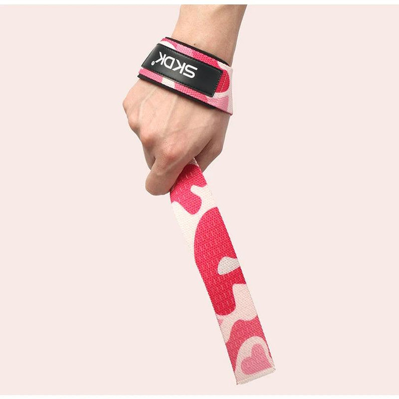 Weightlifting Straps 1 Pair Lifting Wrist Anti-Slip Silicone Strength Training Strap Deadlifts Crossfit Hand Grips Wrist Support - sport flow