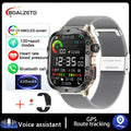 2025 New For Xiaomi Military Smart Watch Men IP68 5ATM Outdoor Sports Fitness Tracker Health Monitor 1.96" BT Call Smartwatch - sport flow
