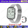 2025 New Smart Watches for Men Women Newest 2024 Sport SmartWatch DIY Watch Faces Bluetooth Call Phone Smart Band PK H13 H5 P73 - sport flow