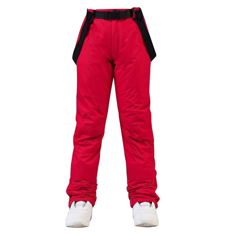 New Men and Women Winter Outdoor Ski Pants Windproof Waterproof Warm Breathable Snowboarding Pants Snow Sports Bibs Pants - sport flow