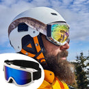 Large Frame Ski Goggles with Colorful Lens Anti-Collision Anti-Glare Lens Outdoor Sport Snow Snowboard for Snowboarding Skiing - sport flow