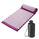 Yoga Massage Pads with Large Touchpoints for Better Neck Back and Foot Massage Household Massage Pillows in Purple Color - sport flow