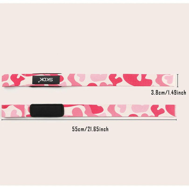 Weightlifting Straps 1 Pair Lifting Wrist Anti-Slip Silicone Strength Training Strap Deadlifts Crossfit Hand Grips Wrist Support - sport flow