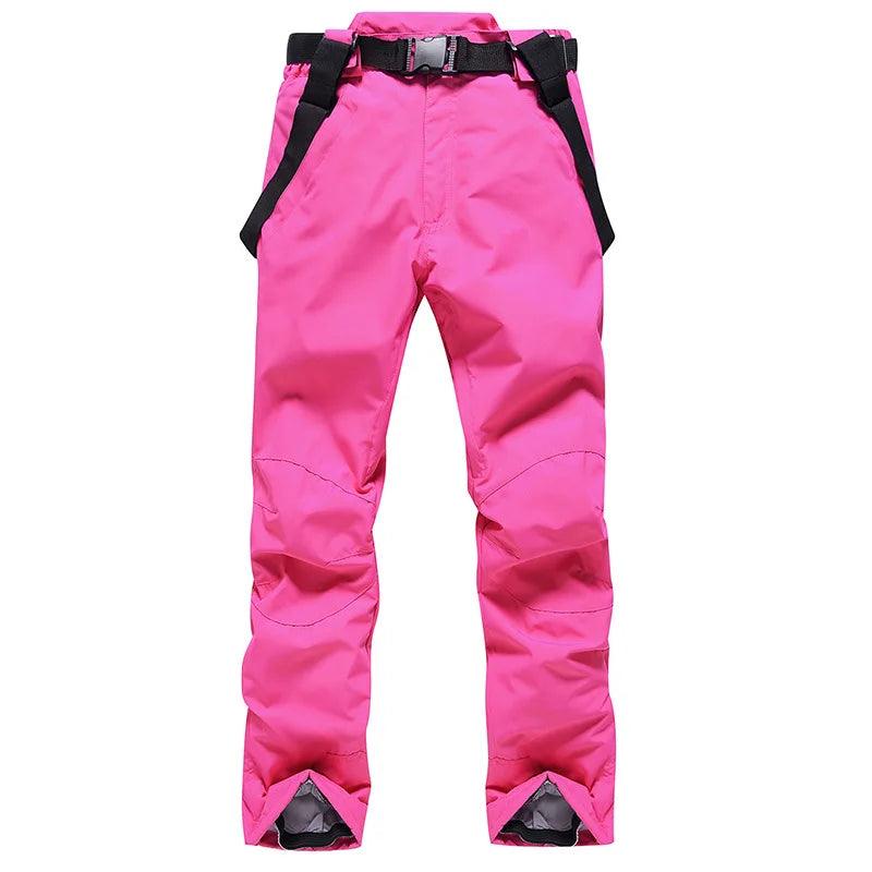 New Men and Women Winter Outdoor Ski Pants Windproof Waterproof Warm Breathable Snowboarding Pants Snow Sports Bibs Pants - sport flow