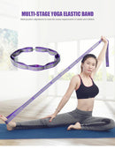 Multi-Section Elastic Yoga Resistance Bands Adult Child Dance Training Gym Home Pilates Exercise Pull Strap Belt Fitness Sport - sport flow